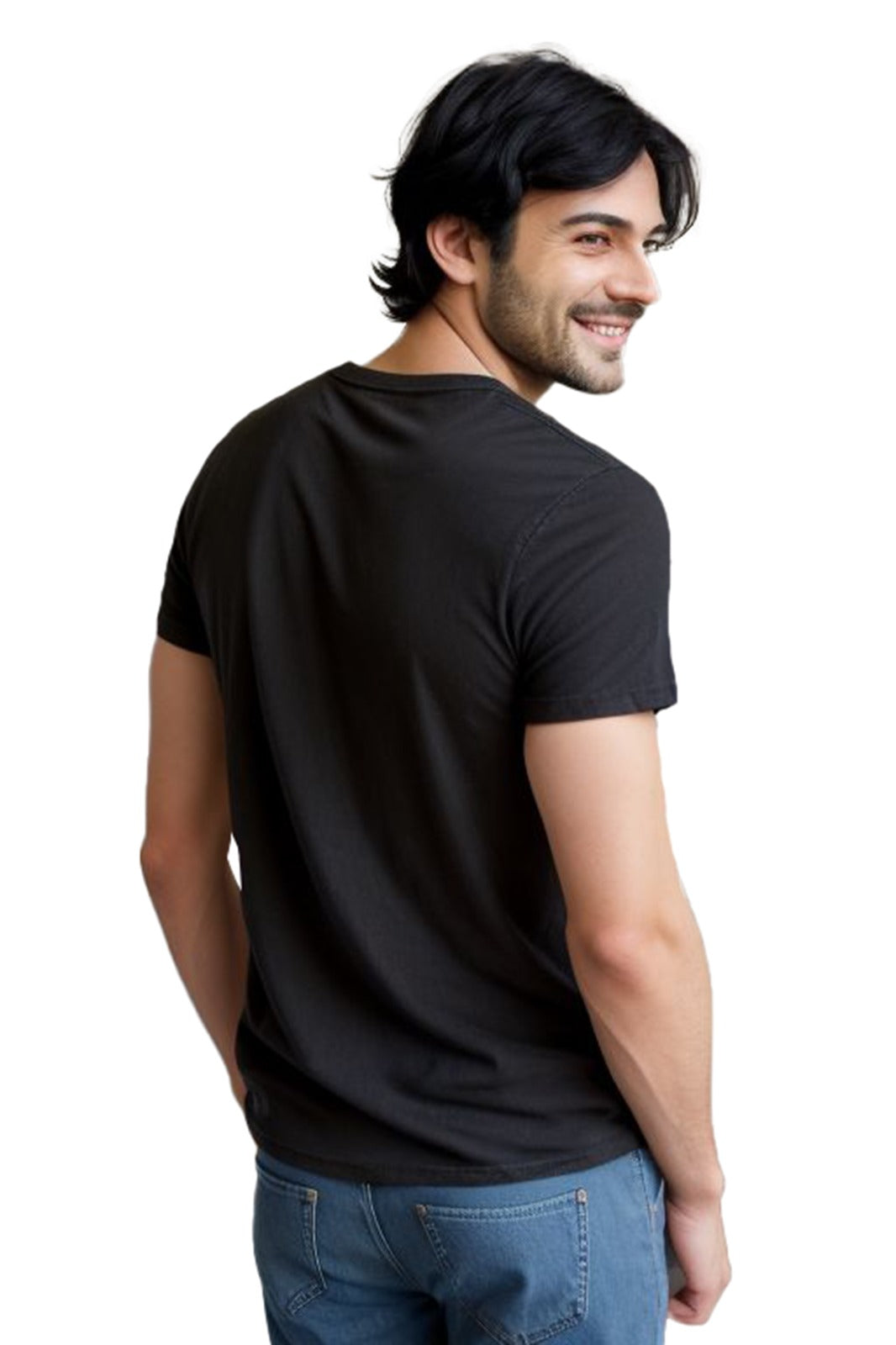 Stylish Men's cotton plain tshirt - Round neck