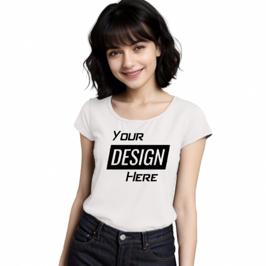 Customised t shirt - Trendy women's cotton t shirt