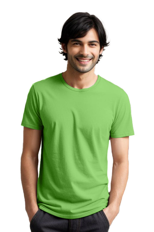 Stylish Men's cotton plain tshirt - Round neck