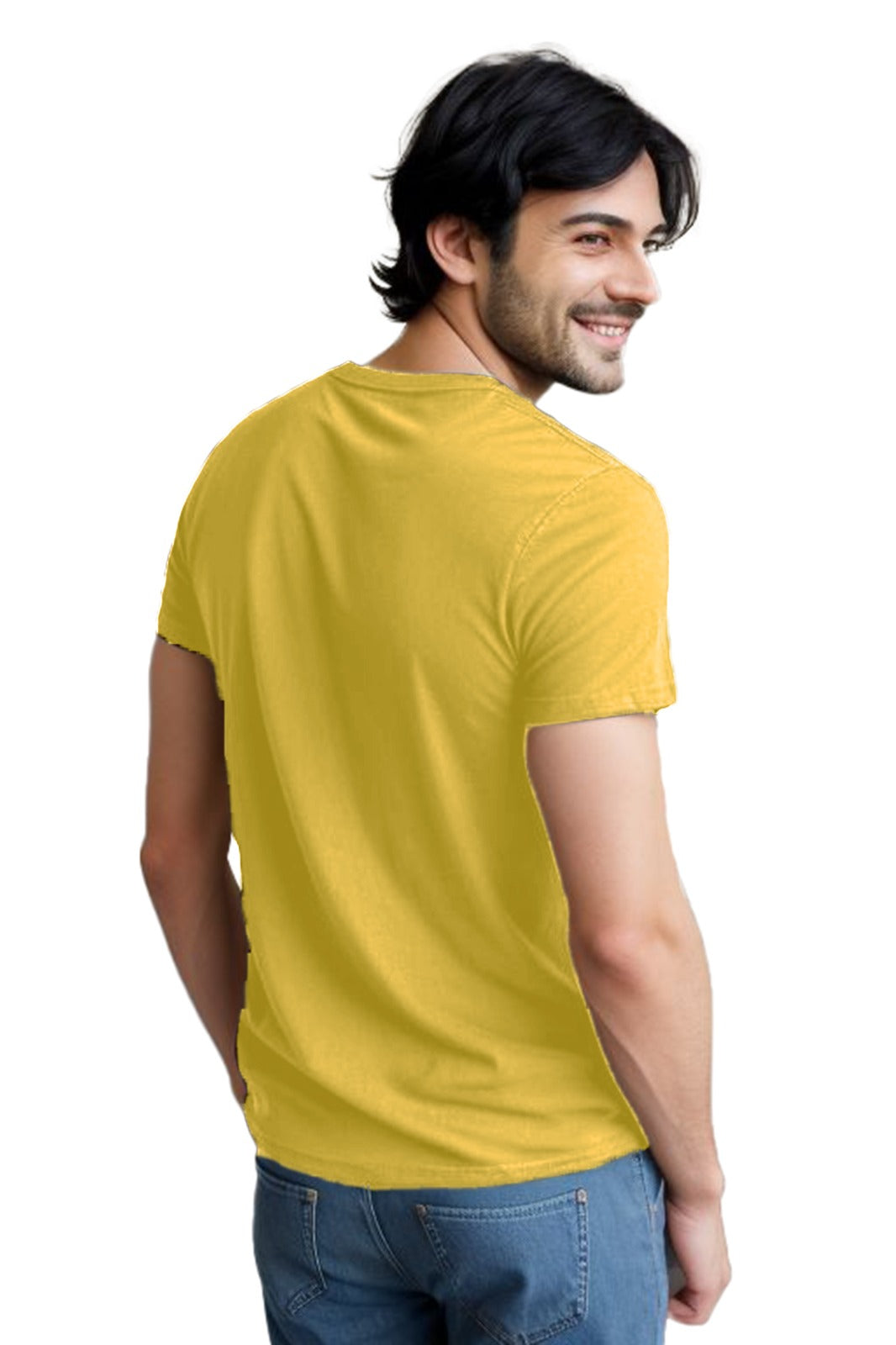 Stylish Men's cotton plain tshirt - Round neck